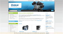Desktop Screenshot of eshop.orlik.cz